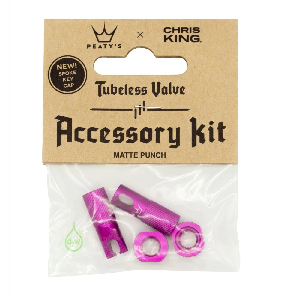 Peaty´s Chris King MK 2 Tubeless Valve Accessory Kit - Punch 1 Peaty´s Chris King MK 2 Tubeless Valve Accessory Kit - Punch