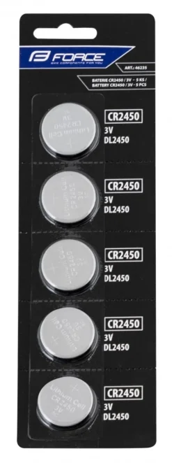 Force - Baterie CR2450 / 3V (5 Ks)