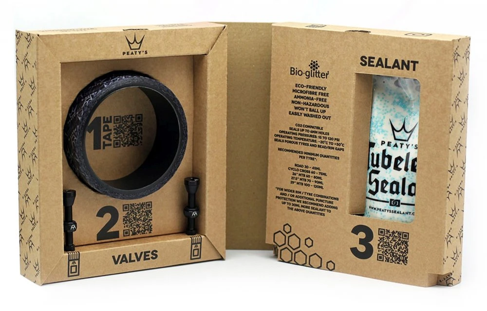 Peaty´s Tubeless Conversion Kit 1 Peaty´s Tubeless Conversion Kit